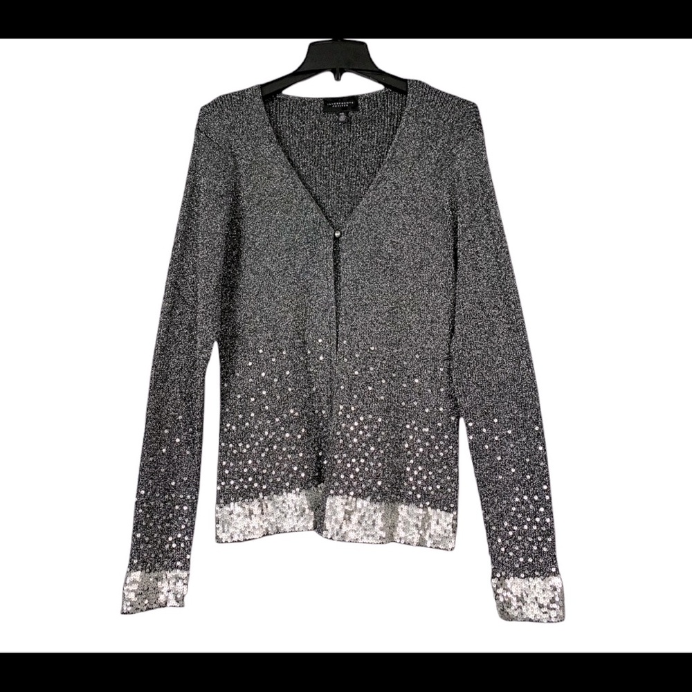 Investment petite Grey Sweater embellished